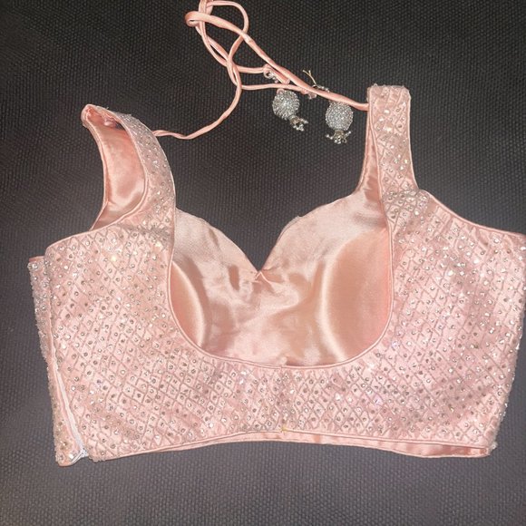 Wedding Lehenga, Small, Light Pink - Picture 3 of 5